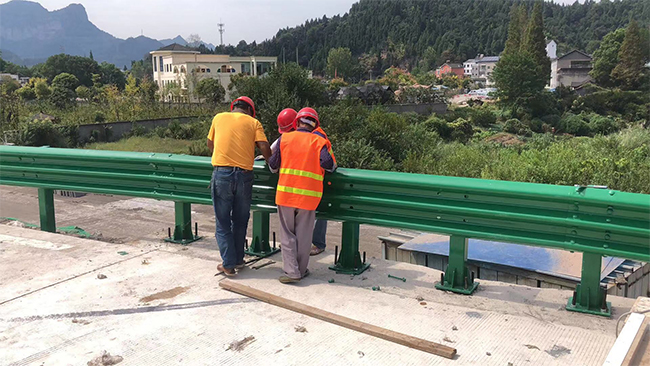 陇南高速公路护栏板的维护确保道路安全的关键环节